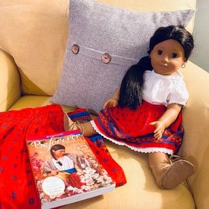 American Girl Doll Book Skirt Size 10 Josefina Lot